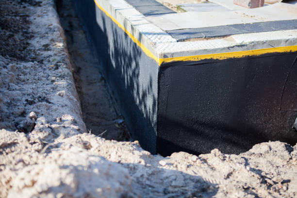 Residential Waterproofing installation at a Covington, VA home by SJ Waterproofing Pros